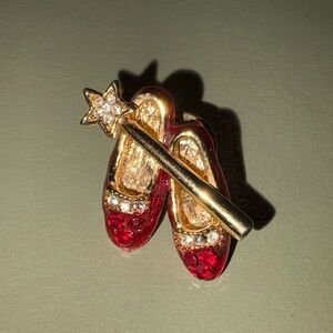 Just Love Jewels Ruby Slippers Pin/Brooch